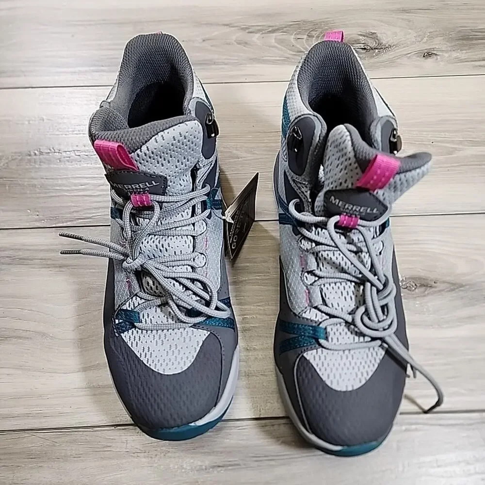 Merrell Hiking Boots Women's 11 Gray Siren 4 Mid Goretex New